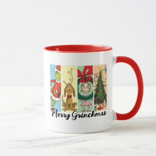 Caneca Colagem de Férias Feliz Grinchmas