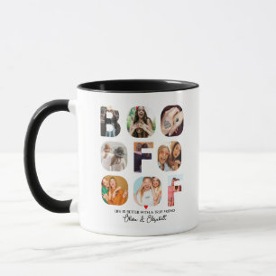 Caneca Colagem de Fotografias BFF de Besties Dotada