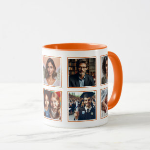 Caneca Colagem de Fotos de Amigo da Família Elegante Pers