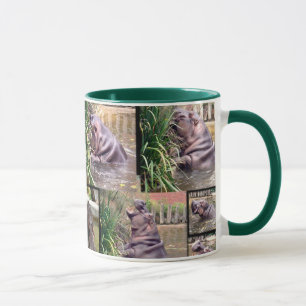 Caneca Colagem de Fotos Hippo,