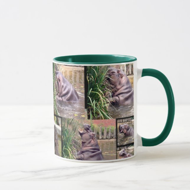 Caneca Colagem de Fotos Hippo, (Direita)