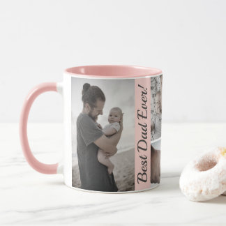 Caneca Colagem de Fotos Personalizada Dia dos Pais