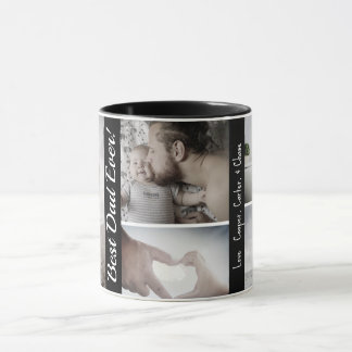 Caneca Colagem de Fotos Personalizada Dia dos Pais
