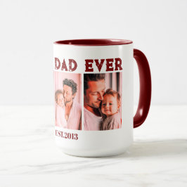 Caneca Colagem de Fotos Personalizada Melhor Pai de Todos