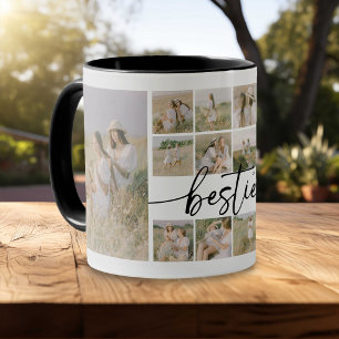 Caneca Colagem de Fotos Personalizadas das Melhores Amiga