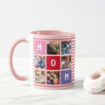 Colagem de Fotos Personalizadas do Dia das Mães Mo