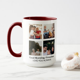 Caneca Colagem de Fotos Personalizadas para Reunião de Fa