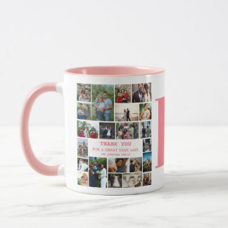 Caneca Colagem de Fotos Simples | Lembrança de Monograma