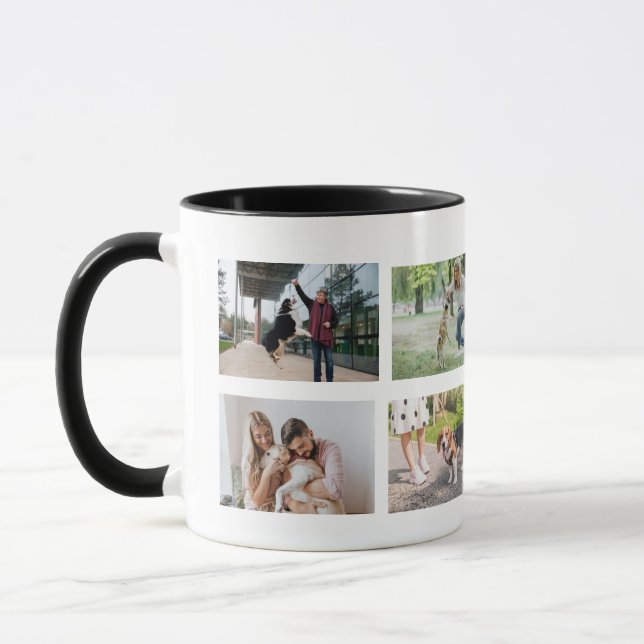 Caneca Colagem de imagens sublimação de imagens personali (Esquerda)