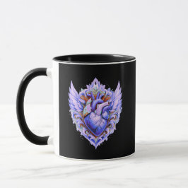 Caneca Coleção: Arte Futurista e Cósmica de Energia