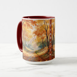 Caneca Coleção de Ação de Graças Popular Dourada de Outon
