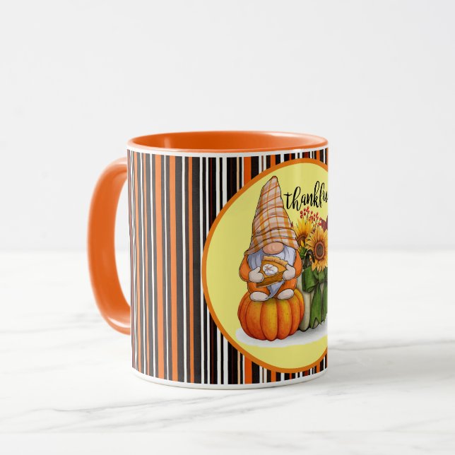 Caneca Coleção de Ação de Graças Popular e Bonita de Outo (Frente Esquerda)
