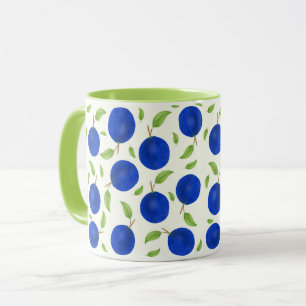 Caneca Coleção de Ameixas Botânicas Marfim