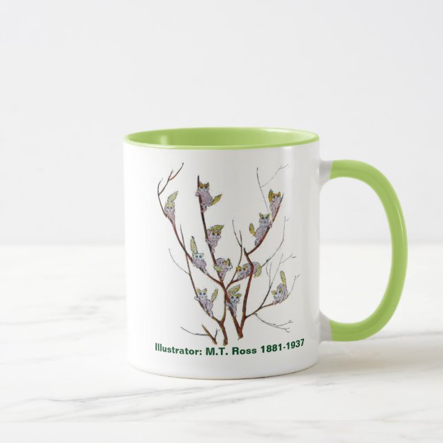 Caneca Coleção de Crianças Flores Pussy Willow (Direita)