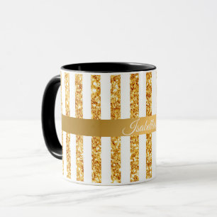 Caneca Coleção de faixas de Boho Vertical com Largura Dou