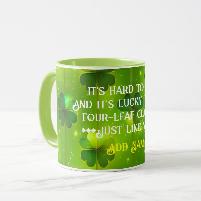 Caneca Coleção de Fechamento de Dia de São Patrício de Te (Frente Esquerda)