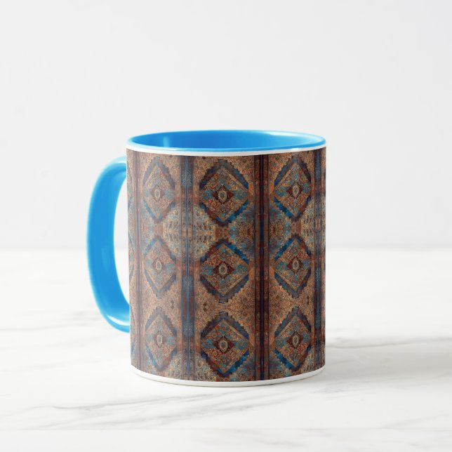 Caneca Coleção de Padrões Antigos Trendy Persian (Frente Esquerda)