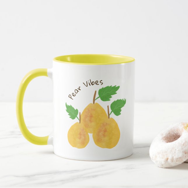 Caneca Coleção de Peras Douradas (Com Donut)