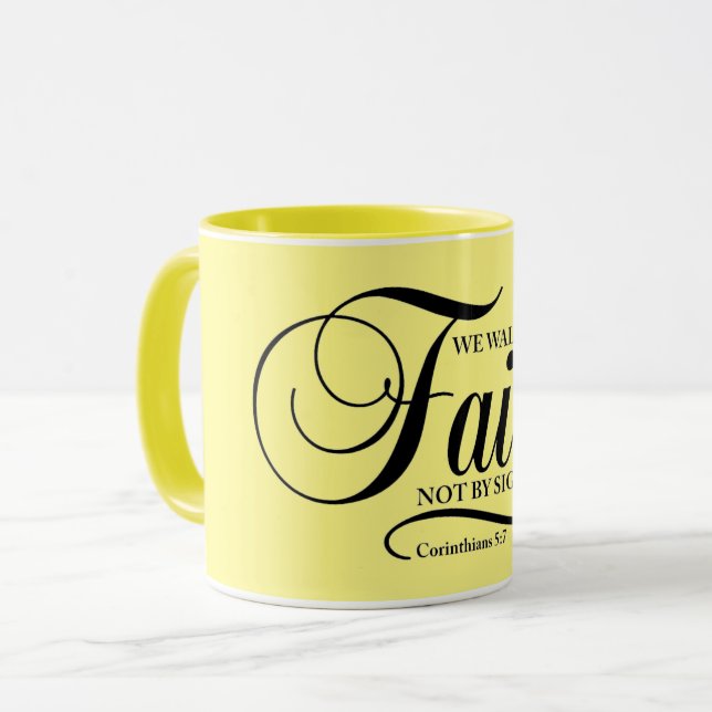 Caneca Coleção de Presentes de Fé (Frente Esquerda)