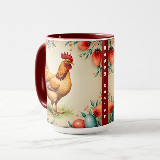 Caneca Coleção de Tendências de Páscoa de Feriado (Frente Esquerda)