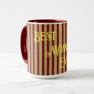 Caneca Coleção Dourada Linen do Luxury Modern Burgundy
