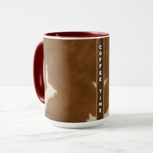 Caneca Coleção Legítima de Couros de Vaca Moderna