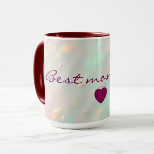 Caneca Coleção Luxo Dourado Tendência Rosa Bege Suave Ver