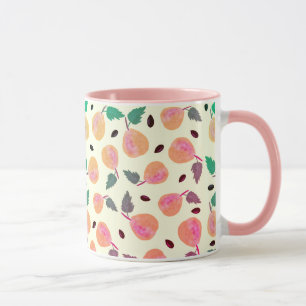 Caneca Coleção Pérolas Douradas Rosa