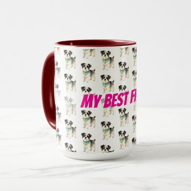Caneca Coleção Personalizada de Higiene Canina em Ouro El (Frente Esquerda)