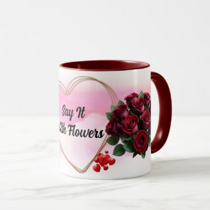 Caneca Coleção personalizável de Rosa Mug