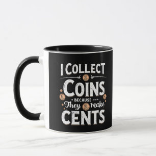 Caneca Coleciono Moedas Porque Fazem Recoletor De Centos
