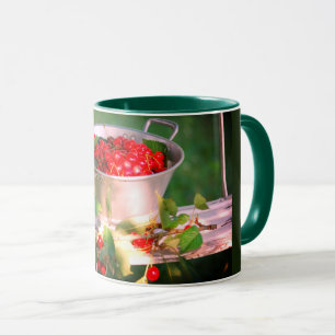 Caneca Colheita da cereja, jardim Rosalinde da casa de