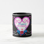 Caneca Collage Friend Photos_Happy Birthday 4 Photo Gift<br><div class="desc">Colagem de Fotos de Amigos | Feliz Aniversário 4 Foto Dotada Mug. Celebre cada ocasião especial com nossos designs de caneca de presente personalizáveis! Perfeito para Dia de os pais, Dia de as mães, aniversários, Natal, aniversários de casamento e muito mais. Você pode mudar fotos, nomes, fundo ou mensagens sentidas....</div>