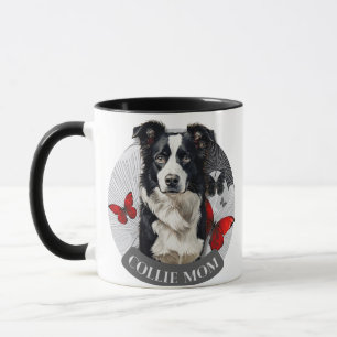 Caneca Collie Mãe – Xícara de Café Presente para A