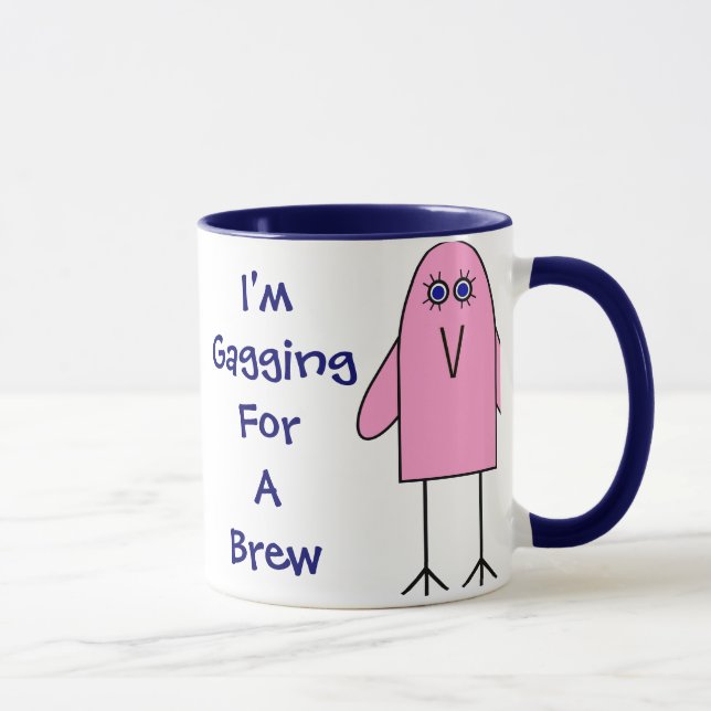 Caneca Colocação de mordaça para uma fermentação! (Direita)