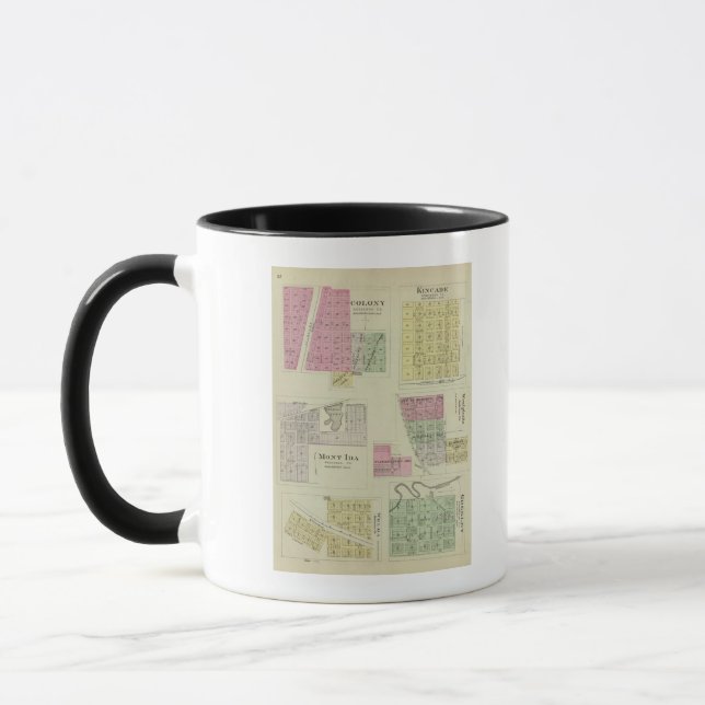 Caneca Colônia, Kincade, Mont Ida e Westphalia, Kansas (Esquerda)