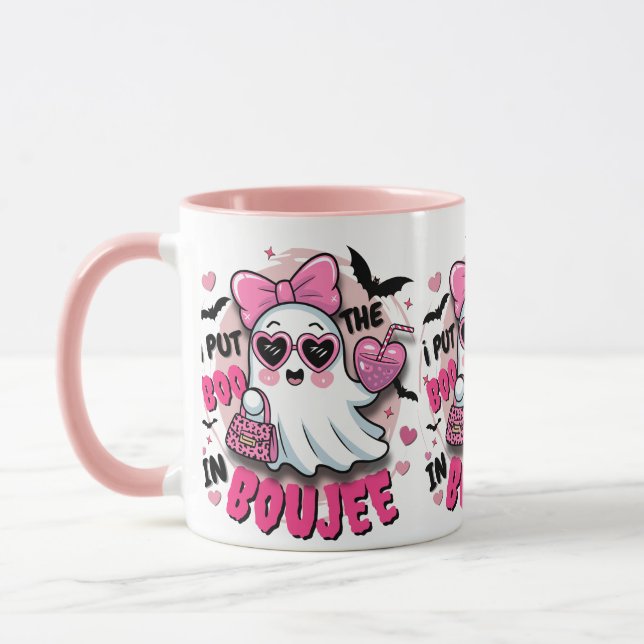 Caneca Coloquei o Boo em Boujee Mug (Esquerda)