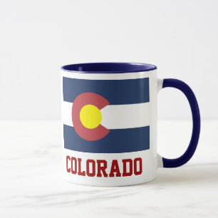 Caneca COLORADO: Bandeira do Estado do Colorado