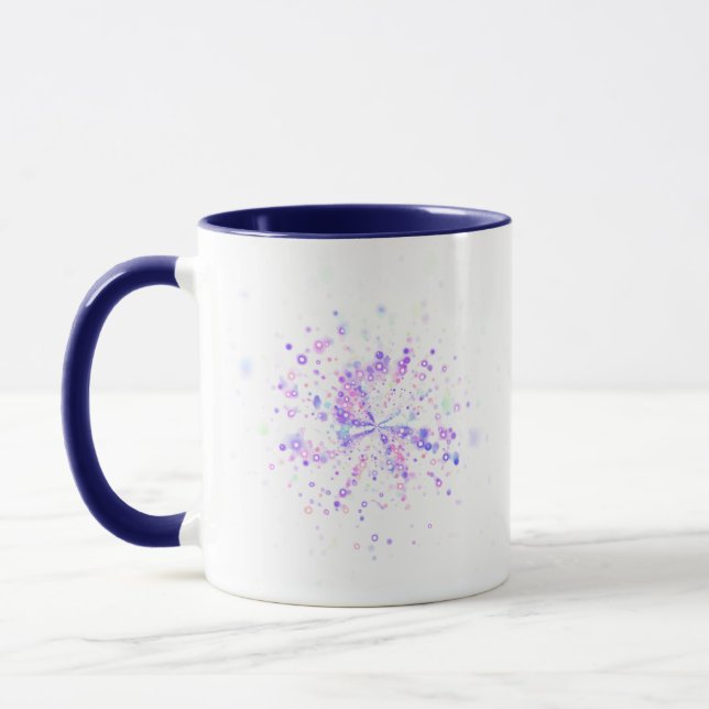 Caneca Colorful Abstract Neon Splash (Esquerda)