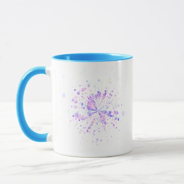 Caneca Colorful Abstract Neon Splash (Esquerda)