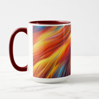 Caneca Colorful Fur Texture Background-68454