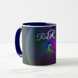 Caneca Colorful Fused Center Geometric Coffee Mug