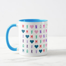 Caneca Colorful Kids 16 Personalized Letters or Numbers