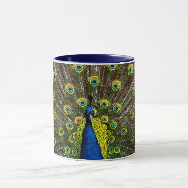 Caneca Colorful peacock (Centro)
