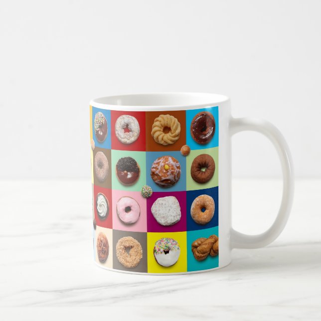 Caneca colorida da manhã das rosquinhas (Direita)