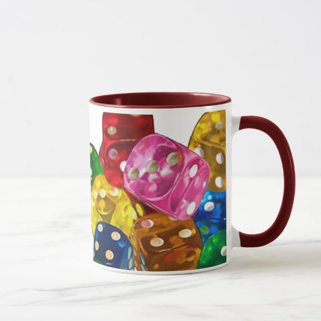 Caneca Colorida Dice Mug (Direita)