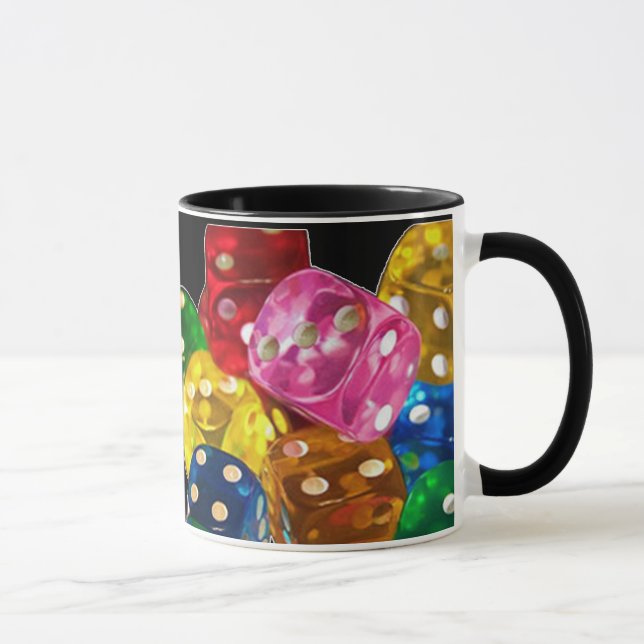 Caneca Colorida Dice Mug (Direita)