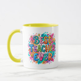 Caneca Colorida do Melhor Professor