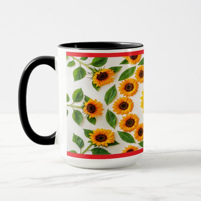Caneca Colorida Hibiscus & Plumeria (Esquerda)