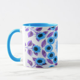 Caneca Colorida Hibiscus & Plumeria